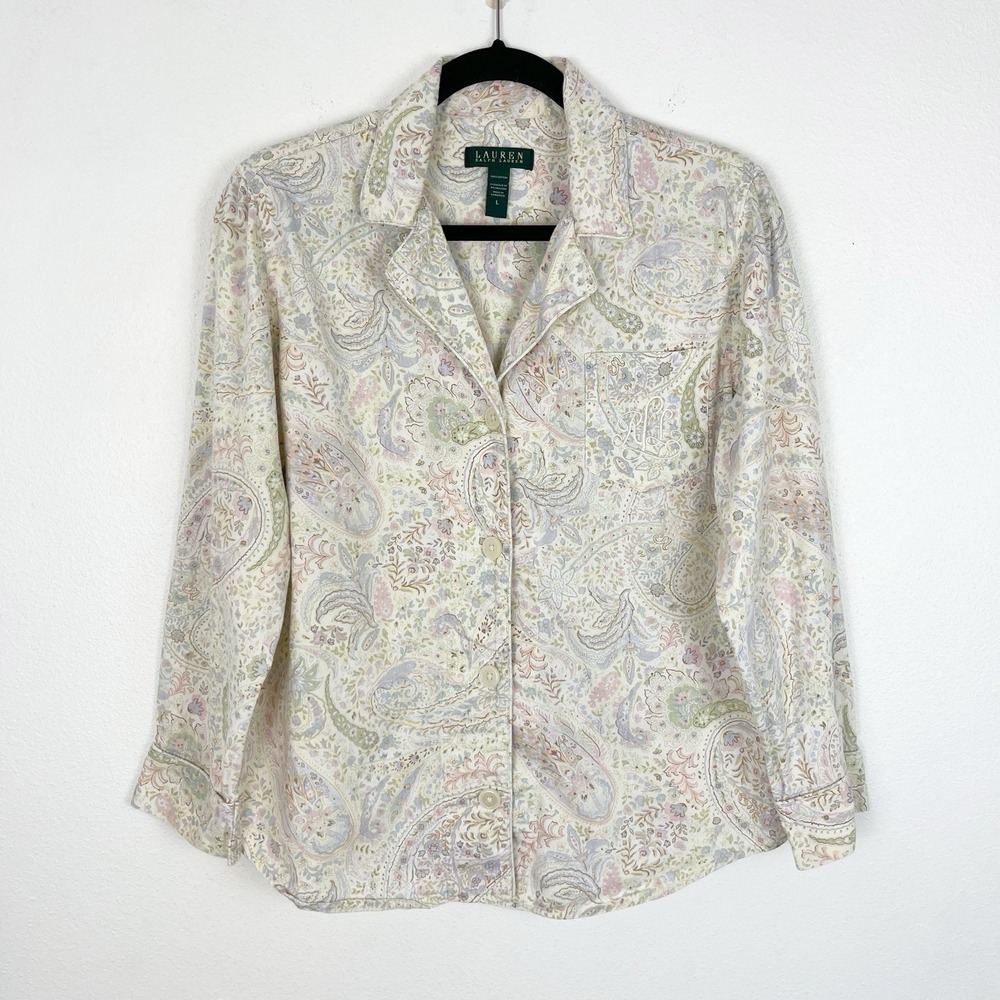 LRL Lauren Ralph Lauren Women's Large Pajama Set - Picture 3 of 15